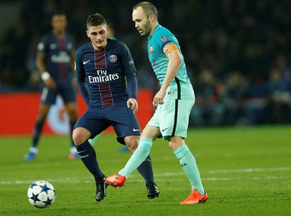 2016/2017 - FC Barcelone - Iniesta #8 (L)